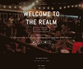 Therealmband.com(Step into TheRealmBand) Screenshot