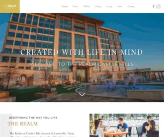 Therealmcastlehills.com(Office, Dining and Shopping in Lewisville, TX) Screenshot