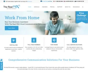 Therealpbx.com(Hosted PBX System a Relief to all Dedicated Callers) Screenshot