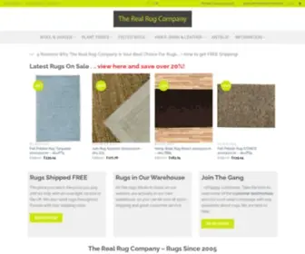 Therealrugcompany.co.uk(High quality hand made rugs) Screenshot
