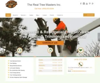 Therealtreemasters.ca(The Real Tree Masters Inc) Screenshot