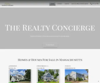 Therealtyconcierge.com(Homes & Houses For Sale in Massachusetts) Screenshot