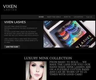 Therealvixenlashes.com(Empowering other women through makeup) Screenshot