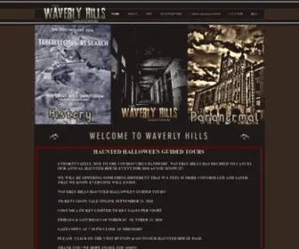 Therealwaverlyhills.com(Waverly Hills Sanatorium) Screenshot