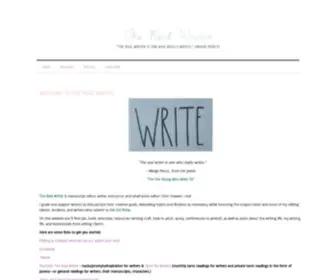 Therealwriter.com(The Real Writer) Screenshot