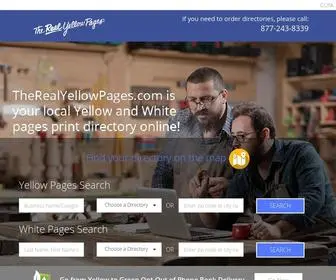 Therealyellowpages.com(Electronic directories) Screenshot