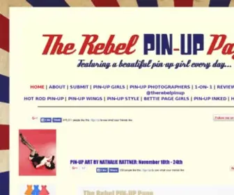 Therebelpinup.com(The Rebel PIN) Screenshot