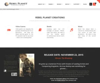 Therebelplanet.com(Using the greatest storytelling tools to tell the greatest story every told) Screenshot