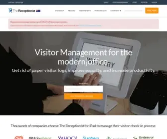 Thereceptionist.com.au(The Receptionist for iPad) Screenshot