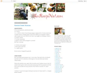 Therecipenut.com(The Recipe Nut) Screenshot