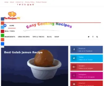 Therecipespk.com(Pakistani Food Recipes) Screenshot