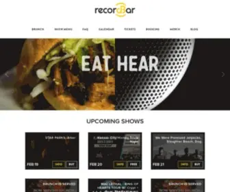 Therecordbar.com(RecordBar) Screenshot