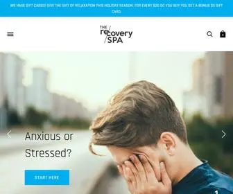 Therecoveryspa.ca(The Recovery Spa offers cutting edge technology) Screenshot