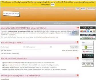 Therecruitmentjob.com(Find jobs with Tip Top Job) Screenshot