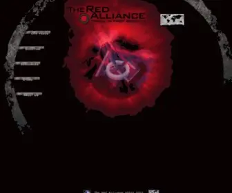 Theredalliance.com(Portal to FIRST Robotics) Screenshot