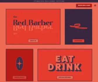Theredbarber.com(The Red Barber) Screenshot