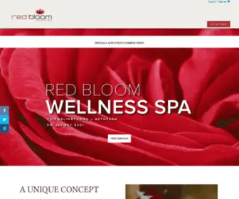 Theredbloom.com(Wellness Spa In Bethesda) Screenshot