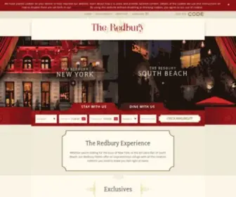 Theredbury.com(The Redbury Experience) Screenshot