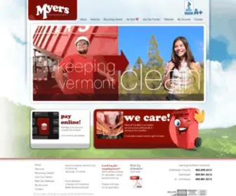 Theredcanfamily.com(Myers Container Service) Screenshot