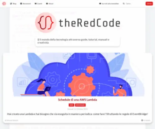 Theredcode.it(Home) Screenshot