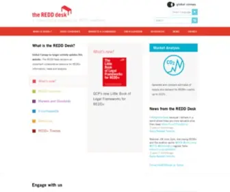 Theredddesk.org(The REDD Desk) Screenshot