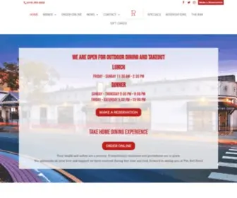 Thereddoorsd.com(San Diego Italian Restaurant in Mission Hills) Screenshot