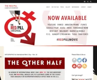 Theredpillmovie.com(The Red Pill) Screenshot