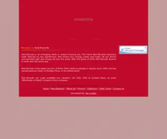 Theredrecords.com(Red Records) Screenshot