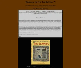 Theredsaltbox.com(The Red Saltbox Rug Hooking Patterns) Screenshot