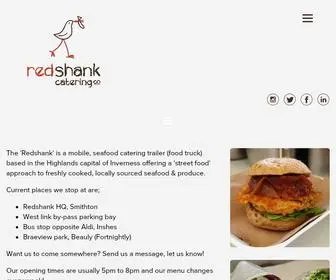 Theredshank.com(The Redshank Catering Co) Screenshot