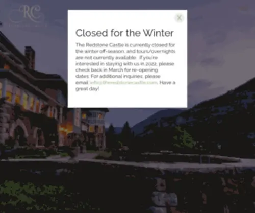 Theredstonecastle.com(The Redstone Castle) Screenshot