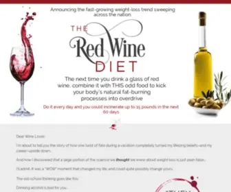 Theredwinediet.com(The fast) Screenshot