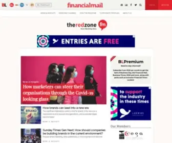 Theredzone.co.za(Marketing, Media and Advertising News) Screenshot