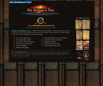 Therefinersfire.org(The Refiner's Fire Index Page) Screenshot
