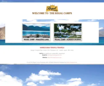 Theregalcamps.com(The Regal Camp) Screenshot