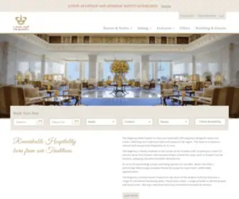 Theregencykuwait.com(Luxury Hotel Kuwait) Screenshot