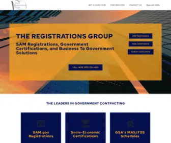 Theregistrationsgroup.com(Government Registrations) Screenshot