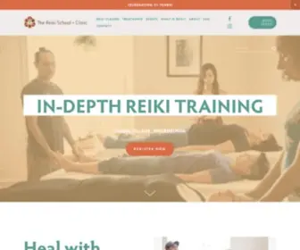 Thereikischool.com(The Reiki School) Screenshot