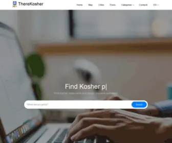 Therekosher.com(Kosher restaurants) Screenshot