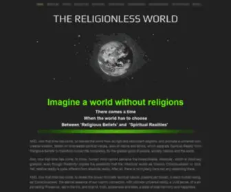 Thereligionlessworld.com(          THE RELIGIONLESS WORLD) Screenshot