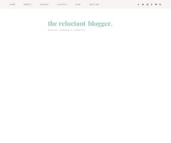 Thereluctantblogger.co.uk(The Reluctant Blogger) Screenshot