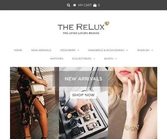 Therelux.com(Authentic New & Pre) Screenshot