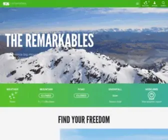 Theremarkables.co.nz(The Remarkables) Screenshot