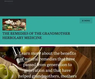 Theremediesofthegrandmother.com(The most used natural home remedies) Screenshot