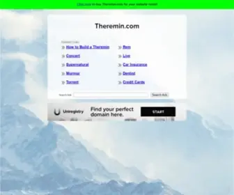 Theremin.com(The Best Search Links on the Net) Screenshot