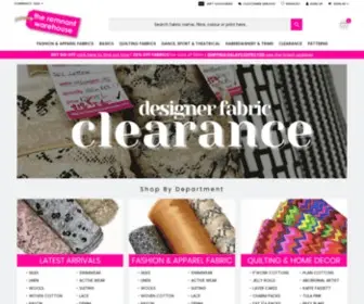 Theremnantwarehouse.nz(Buy Fabric Online) Screenshot