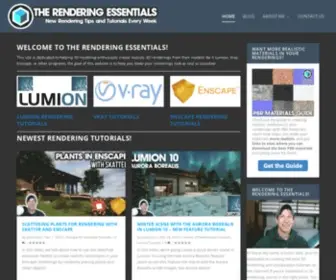 Therenderingessentials.com(The Rendering Essentials) Screenshot