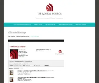 Therentalsource.com(San Francisco Leasing and Property Management) Screenshot