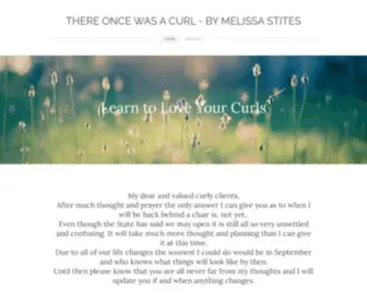 Thereoncewasacurl.com(There once was a curl) Screenshot