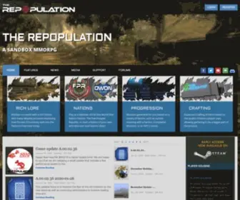 Therepopulation.com(The Repopulation) Screenshot
